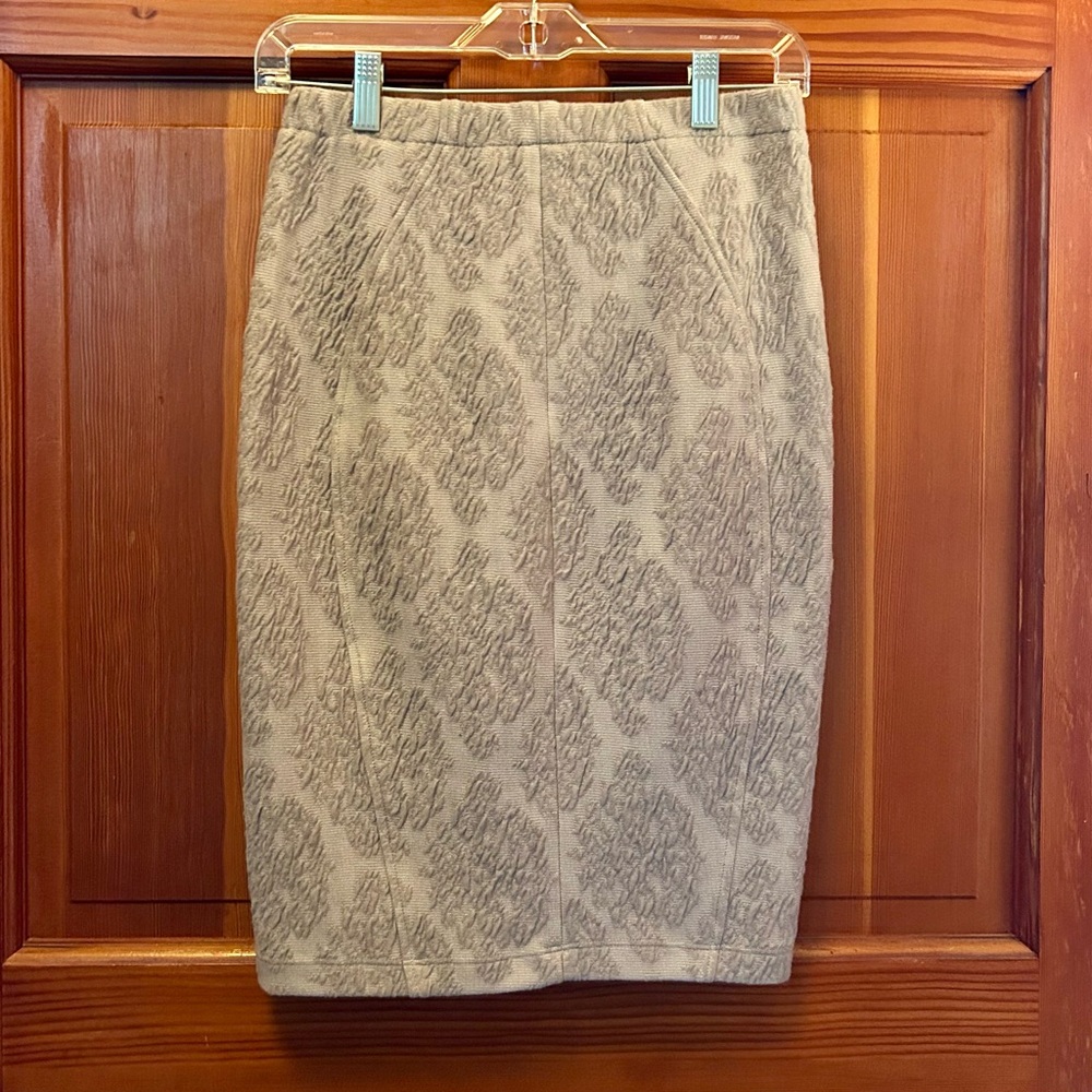 Yoana Baraschi Gray Knit Skirt